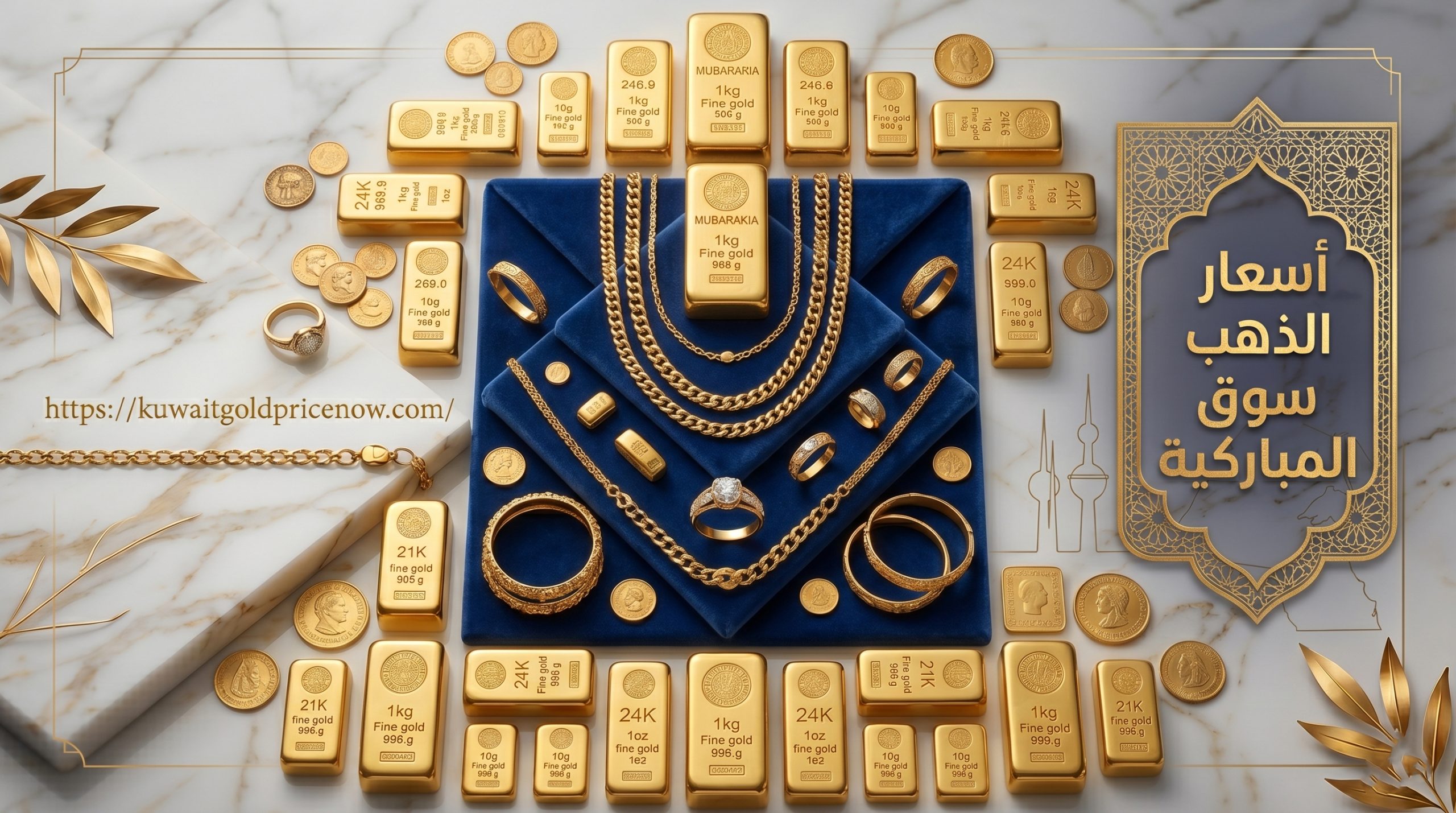 أسعار الذهب سوق المباركية