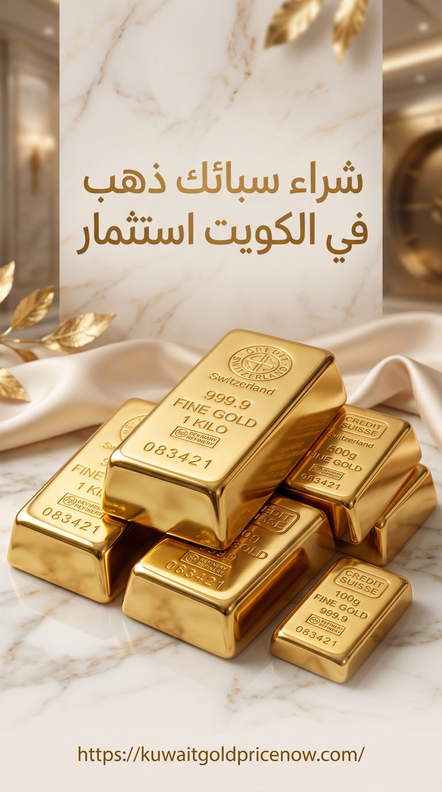 شراء سبائك ذهب في الكويت استثمار