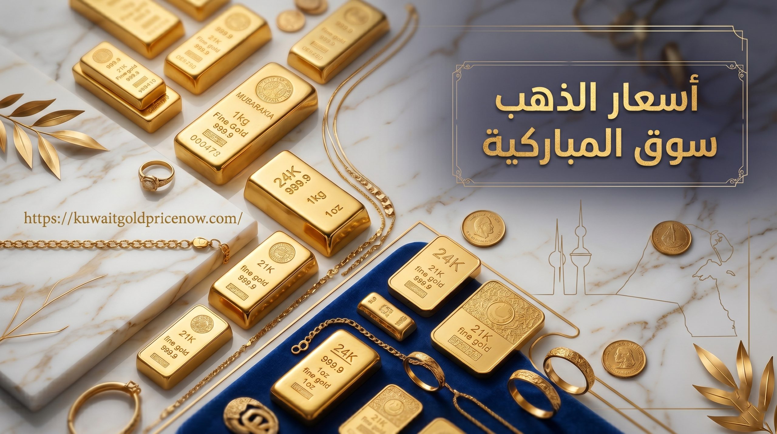 أسعار الذهب سوق المباركية